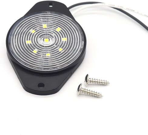 LED Side Marker Lights,12V Amber/Yellow Round Clearance Mark Lights Pickup Truck Signal Light Taillight for Trailer Car Camper in Saudi Arabia