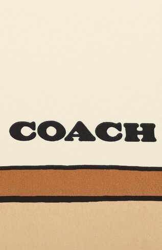 Coach womens Tromp Loeil Leather Belt Printed Silk Square in Saudi Arabia