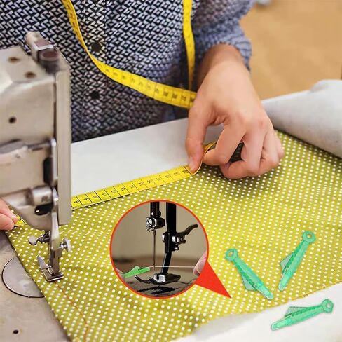 Fish Mouth Sewing Machine Needle Threader - 2024 New Automatic Sewing Needle Threader Simple Needle Threader, Upgrade Quick Sewing Machine Loop Easy Selfthread Needle Threaders Tool (Green*30） in Saudi Arabia