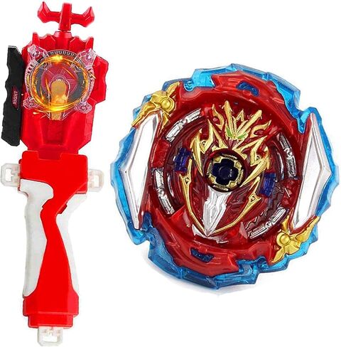 Blade Toy Set Battling Game Toys Sparking Launcher Grip Bey Battling Top Burst B-157 Booster Bigbang Genesis.0.Ym Left and Right Launcher Play Blades Game Toy Set Gifts for Boys Age 4-8-12+ in Saudi Arabia