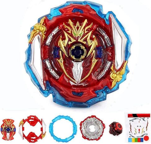 Blade Toy Set Battling Game Toys Sparking Launcher Grip Bey Battling Top Burst B-157 Booster Bigbang Genesis.0.Ym Left and Right Launcher Play Blades Game Toy Set Gifts for Boys Age 4-8-12+ in Saudi Arabia