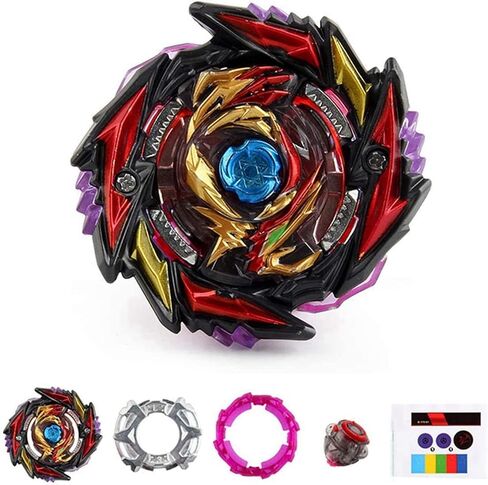 Blade Toy Set Battling Game Toys Sparking Launcher Grip Bey Battling Top Burst B-157 Booster Bigbang Genesis.0.Ym Left and Right Launcher Play Blades Game Toy Set Gifts for Boys Age 4-8-12+ in Saudi Arabia