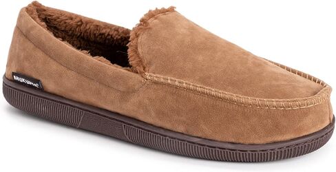 MUK LUKS Men's Faux Suede Moccasin Slipper in Saudi Arabia