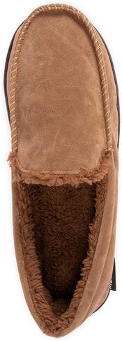 MUK LUKS Men's Faux Suede Moccasin Slipper in Saudi Arabia