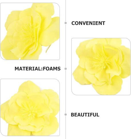 Beaupretty Large Flower Fascinators Huge Flower Headband Flower Fascinators Tea Party Headwear for Women for Wedding Halloween Christmas in Saudi Arabia
