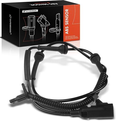 A-Premium Front Left or Right ABS Wheel Speed Sensor - Compatible with Land Rover Models - LR2 2008-2015 - Front Driver or Passenger Side, Replaces LR001056, 6G9N-2B372-AB in Saudi Arabia