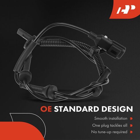A-Premium Front Left or Right ABS Wheel Speed Sensor - Compatible with Land Rover Models - LR2 2008-2015 - Front Driver or Passenger Side, Replaces LR001056, 6G9N-2B372-AB in Saudi Arabia