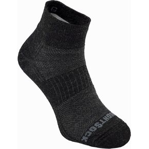 Wrightsock Merino Coolmesh II Quarter Hiking Socks for Men and Women – Cushioned, Eco-Friendly and Anti Blister Socks with our Patented Double Layer Design - American Made, No Blisters Guaranteed