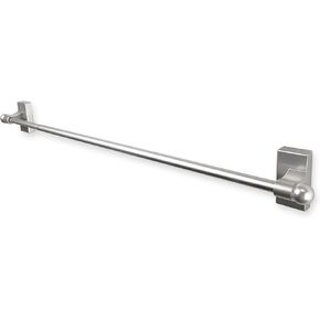 Rod Desyne Self-Adhesive/Wall Mounted Rod, 9-16 inch, Satin Nickel