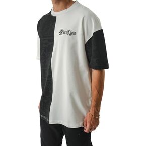 Men's Cotton T-Shirts Oversized Unisex Short Sleeves Casual Loose Wash Solid Basic Tee Tops