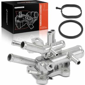 A-Premium 110603TS0A Engine Coolant Thermostat Housing Compatible with Select Nissan Models - Rogue 2015 2016 2017 2.5L - Lower Side
