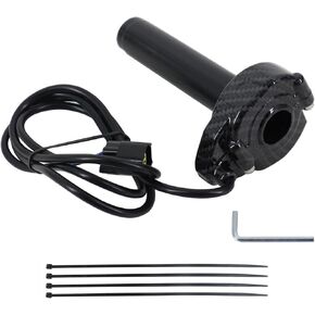 Carbon Fiber Electronic Throttle Grip with Throttle Cable Throttle for Surron Light Bee X/S Segway X160 X260 Electrice Dirt Bike