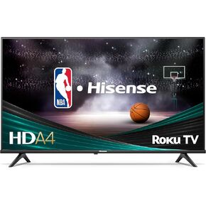 Hisense 40-Inch Class A4 Series FHD 1080p Smart Roku TV with Alexa Compatibility (40A4NR, 2024 Model) - Dolby Audio, Slim Bezel Design, Google Assistant