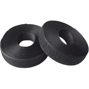 1 inches (25mm) 5 Yards Sew on Hook and Loop Strips,Interlocking Tape, Hook & Loop Tape for Clothing Sewing Crafts and DIY Projects