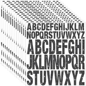 15 Sheets Letter Stickers 780 Pcs Glitter Capital Letters Large Self-Adhesive Vinyl Alphabet Stickers Stick on Letters for Mailbox Water Bottles Bulletin Board Craft Decor(Red,1 Inch 2 Inch)