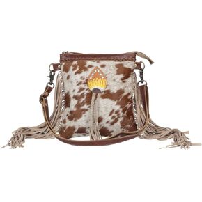 Myra Bag Eunoia Leather & Hairon Bag S-4379 in Kuwait
