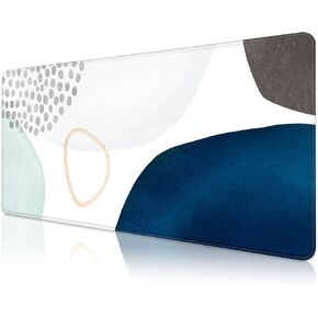 FLY SPRAY® Gaming Mouse Pad for Desk,Large Boho Mousepad Laptop,Cute Modern Abstract Mouse Mat,Long XXL Waterproof Keyboard Pads,Big Non-Slip Mousepads for Game Office Home（31.5 x 11.9 in）