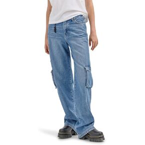 Wrangler Women's X Hot Wheels Wide Leg Cargo Jean