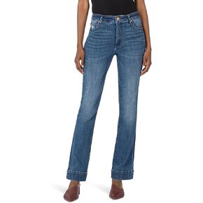 KUT from the Kloth Women's Kelsey High-Rise Fab Ab Ankle Flare with Wide Hem