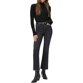 PAIGE Women's Claudine Raw Hem Jeans