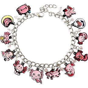 JDHFJFH Bracelet Metal Anime Charm Bracelet Chain for and Women