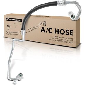 A-Premium A/C Discharge Line Hose Assembly Compatible with Hyundai Santa Fe 2007-2009 V6 3.3L, Compressor to Condenser