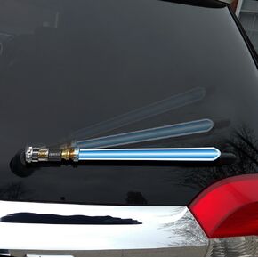 ORIGINAL WipeSabers Reflective Saber WiperTags for Rear Wipers (SKYFORCE BLUE)