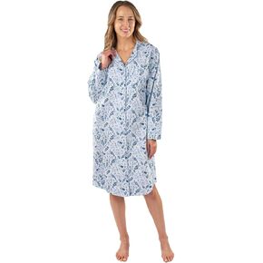 Patricia Women's Classic Premium Ultra Soft Cotton Flannel Long Sleeve Nightgown
