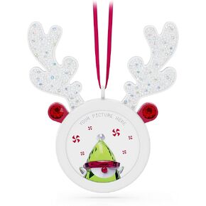 Swarovski Holiday Cheers Reindeer, Small, Multicolored Swarovski Crystals, Part of the Swarovski Holiday Cheers Collection