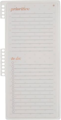 Erin Condren Universal Snap-In To-Do List Dashboard - Evolve | عملية وقابلة لإعادة الاستخدام + تعمل مع أقلام التحديد المبللة. تتبع الإنتاجية in Saudi Arabia