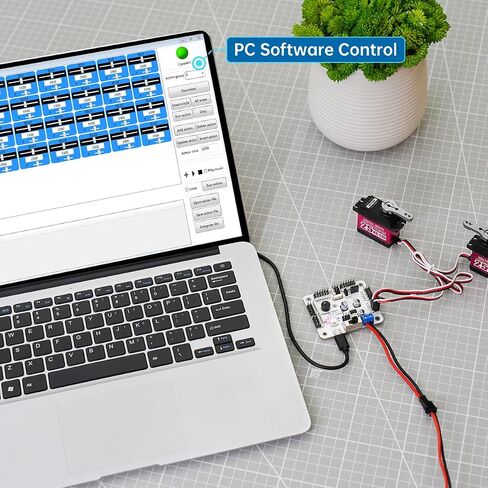 24 Channels PWM Servo Motor Driver Board Module Robot Controller with Over Current Protection with PS2 Handle Control for Robot in Saudi Arabia