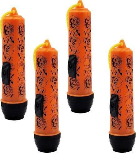 The Dreidel Company Halloween Spooky Flash-Light Necklace, Dress-Up Costume Accessory, Halloween Party Favor in Saudi Arabia