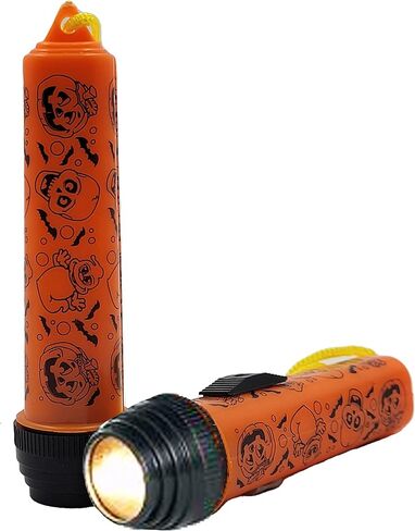 The Dreidel Company Halloween Spooky Flash-Light Necklace, Dress-Up Costume Accessory, Halloween Party Favor in Saudi Arabia