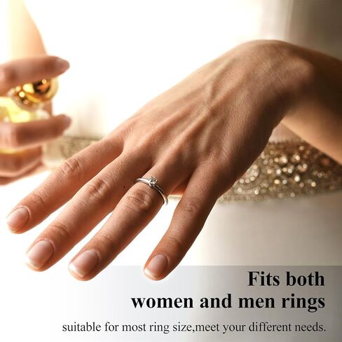 20 Pcs Ring Sizers for Loose Rings Invisible Ring Size Adjuster Ring Spacer and Ring Guard Ring Tightener Fitter for Loose Rings Women Men Make Ring Fit Tighter Fit Almost Any Size Rings in Saudi Arabia