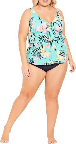 AVENUE Women's Plus Size Swim Brief Hi Waist in Saudi Arabia