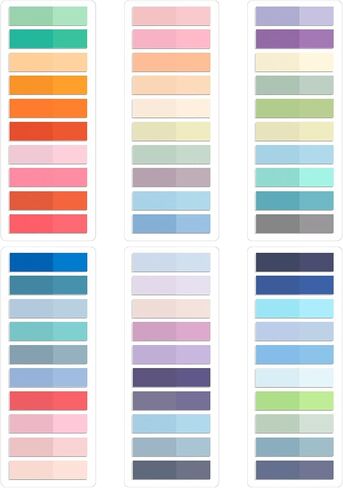 KICNIC 2400 Pcs Book Markers, 120 Colors Sticky Tabs, Writable & Repositionable Sticky Note Tabs, Morandi Annotation Tabs, Translucent Book Flags Strip, Index Tabs for Study and Office Use in Kuwait