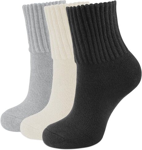 Closemate Boot Socks for Women Winter Thick Socks Warm Crew Socks Gift for Women 3 Pairs in Saudi Arabia