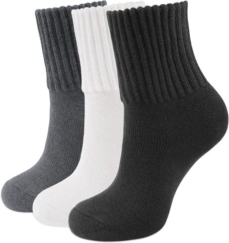 Closemate Boot Socks for Women Winter Thick Socks Warm Crew Socks Gift for Women 3 Pairs in Saudi Arabia