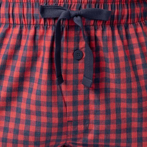 Fruit of the Loom Men's Jersey Henley Top and Broadcloth Pant Sleep Pajama Set in Saudi Arabia
