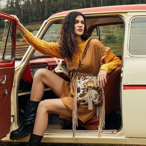 Myra Bag Eunoia Leather & Hairon Bag S-4379 in Kuwait