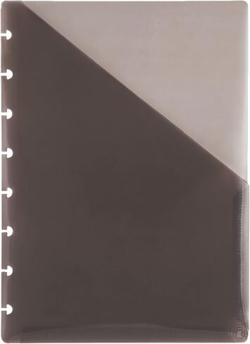 TUL نظام تدوين الملاحظات المخصص فواصل الجيب، 5 1/2 بوصة × 8 1/2 بوصة، مقاس صغير، رمادي، عبوة من 2 in Kuwait