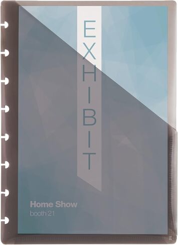 TUL نظام تدوين الملاحظات المخصص فواصل الجيب، 5 1/2 بوصة × 8 1/2 بوصة، مقاس صغير، رمادي، عبوة من 2 in Kuwait