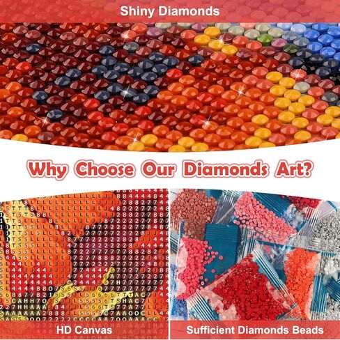 NEWENMO مجموعات الطلاء الماس للبالغين المبتدئين DIY 5D الملونة اليعسوب الماس الطلاء الفني مع الماس جولة، الحفر الكامل الزهور الماس طقم الطلاء الفني لديكور جدار المنزل 12x16 بوصة in Saudi Arabia