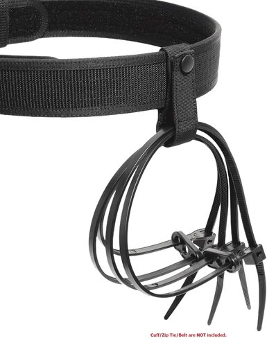 TACNEX Handcuff Strap w/Snap Closure Cuff Holder Nylon Keeper Chain/Hinged Cuffs Carrier Quick Release Clip Hook for ASP Handcuff 1.75"/ 2"/2.25" Duty Belt Law Enforcement Police Sheriff Security in Kuwait