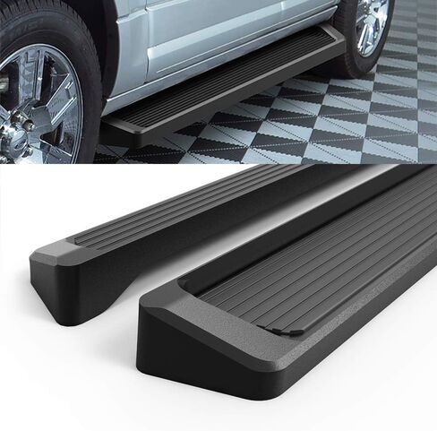 APS Black Running Boards Style Compatible with Ford Expedition 1997-2017 (Exclude EL Model) (Not Fit Funkmaster Flex Edition) (Nerf Bars Side Steps Side Bars) in Saudi Arabia