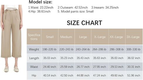 Womens High Waisted Elastic Capri Pants Wide Leg Lounge Cropped Pants with Pockets in Saudi Arabia