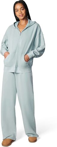 florence by mills Women's Cozy Crush Mineral Wash Wide Leg Sweatpant in Saudi Arabia