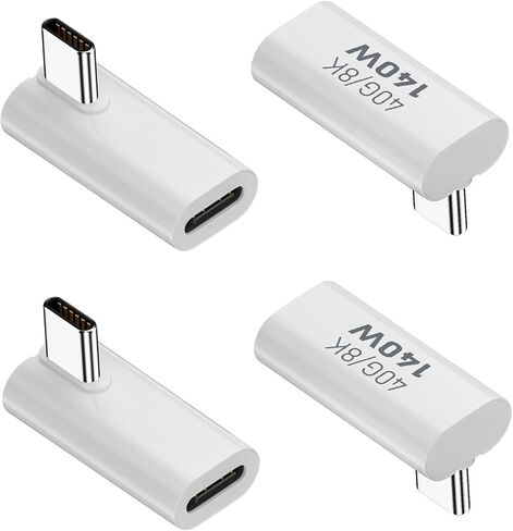 140W USB C Adapter, 40Gbps USB C Female to Female Coupler, USB Type C Connector Extender for Smartphone, MacBook, Laptop, etc. (4 Pack) in Saudi Arabia