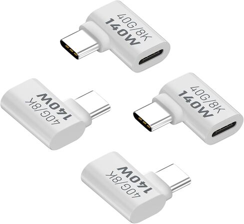 140W USB C Adapter, 40Gbps USB C Female to Female Coupler, USB Type C Connector Extender for Smartphone, MacBook, Laptop, etc. (4 Pack) in Saudi Arabia