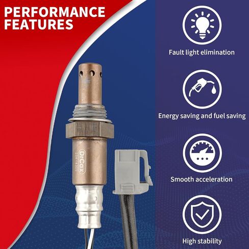 234-4305 Oxygen O2 Sensor Downstream Heated Air Fuel Ratio Compatible with Toyota Corolla Matrix 2009-2013 Pontiac Vibe 2009-2010 1.8L Replace 25024188 8946512840 in Saudi Arabia